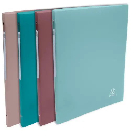 Classeur souple Skandi - 4 anneaux - Coloris aléatoire - Exacompta