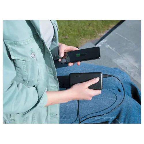 Batterie externe Powerbank Trust PrimoEco 10.000 mAh - Noir