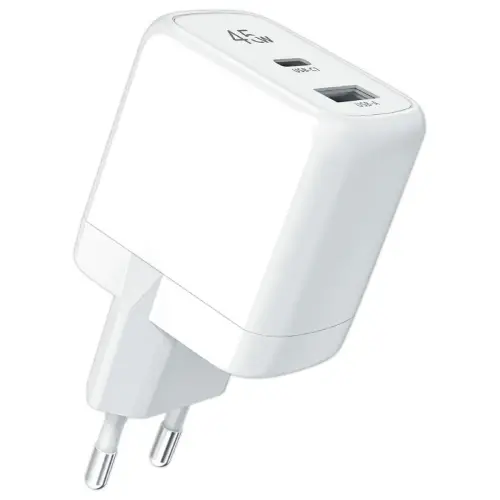 Chargeur secteur GAN 2 ports USB 45W