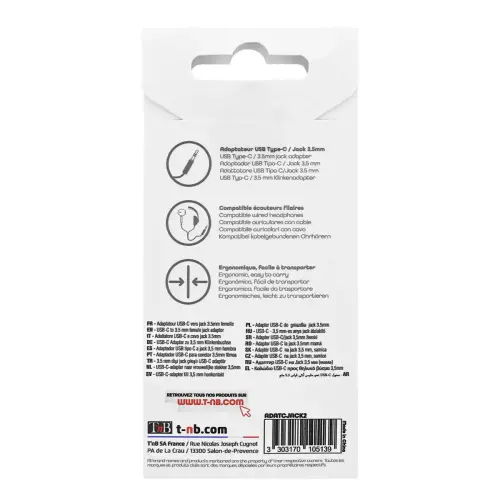 Adaptateur USB type C vers jack 3.5 mm