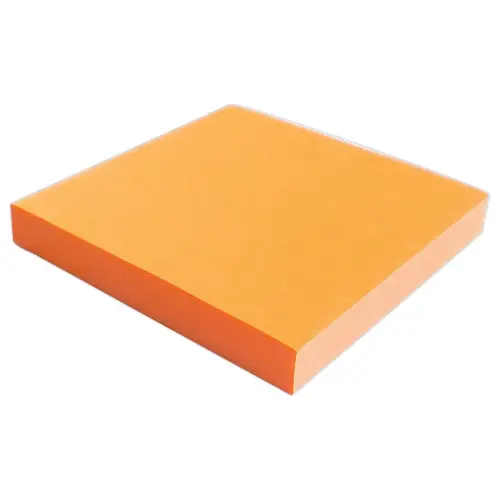 Bloc notes adhésives 75 x 75 mm orangefluo