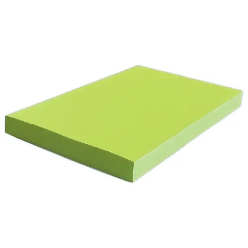Bloc notes adhésives 125 x 75 mm vert fluo