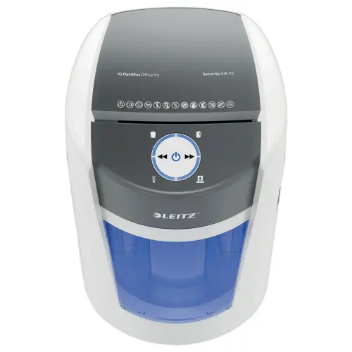 Destructeur IQ OptiMax P5 - Coupe micro - 10 feuilles - 35L - LEITZ