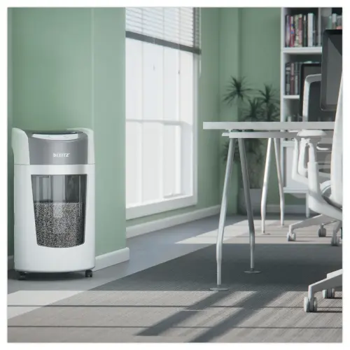Destructeur IQ OptiMax P5 - Coupe micro - 10 feuilles - 35L - LEITZ