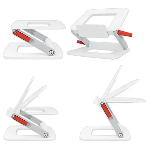 Support multi-angles réglable pour ordinateur portable - Blanc - LEITZ