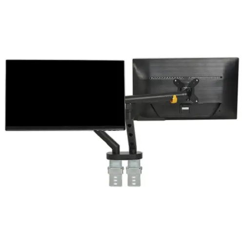 Bras porte-écran double BE Flexible Dual - Noir