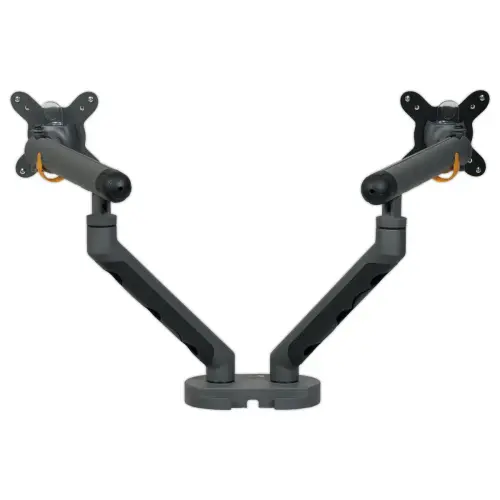 Bras porte-&eacute;cran double BE Flexible Dual - Anthracite 