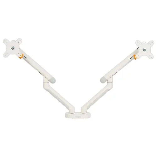 Bras porte-&eacute;crans double BE Flexible Dual blanc - Bakker 