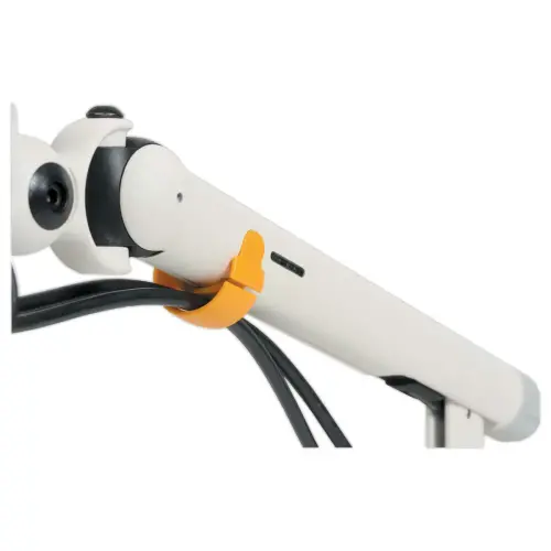 Bras porte-&eacute;crans double BE Flexible Dual blanc - Bakker 