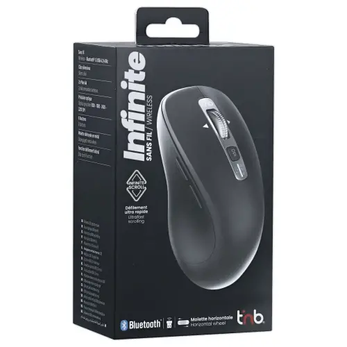 Souris sans fil double molette INFINITE