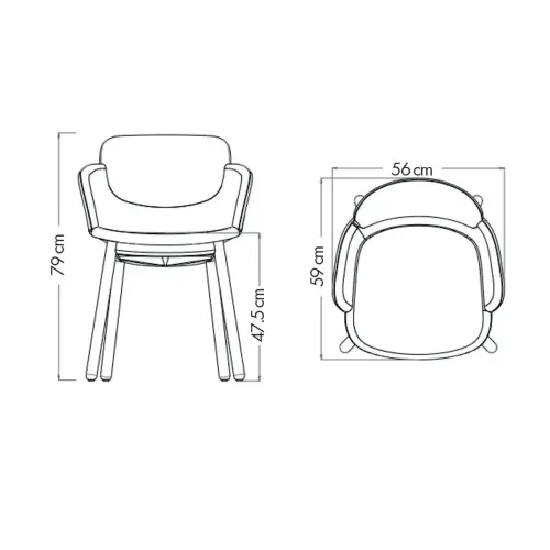 2 fauteuils tulipe jaune montés