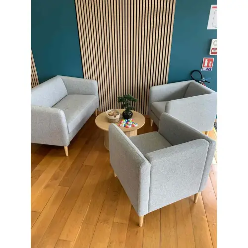 Fauteuil 1 place gris mont&eacute; 