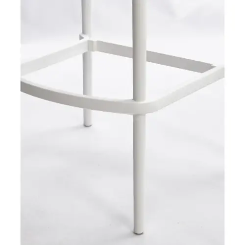 2 tabourets interieur / exterieur polypro blanc