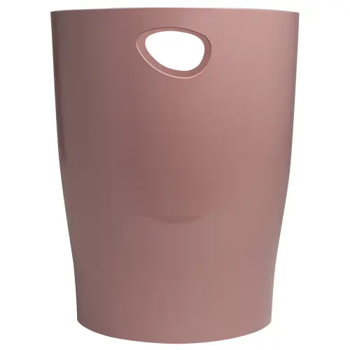 Corbeille à papier - 15L - Rose pastel - EXACOMPTA