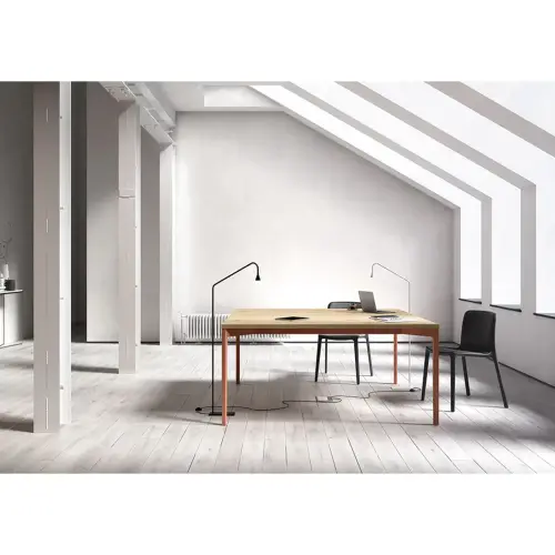 Bureau Bastia L 160 cheine veine / terracotta
