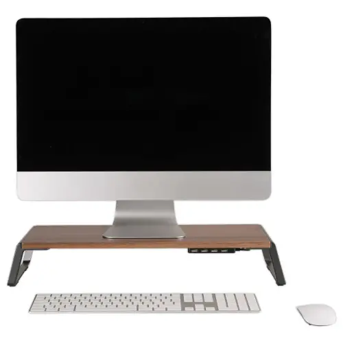 Support ergonomique pour écran d’ordinateur avec 4 ports USB