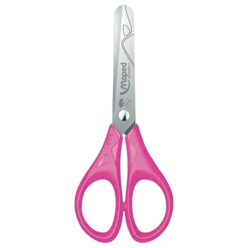 Ciseaux recyclés bout rond 13cm gaucher