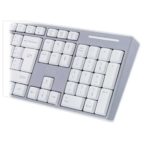 Clavier Bluetooth rechargeable - Gris