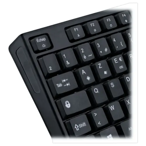 Clavier Bluetooth rechargeable - Noir 