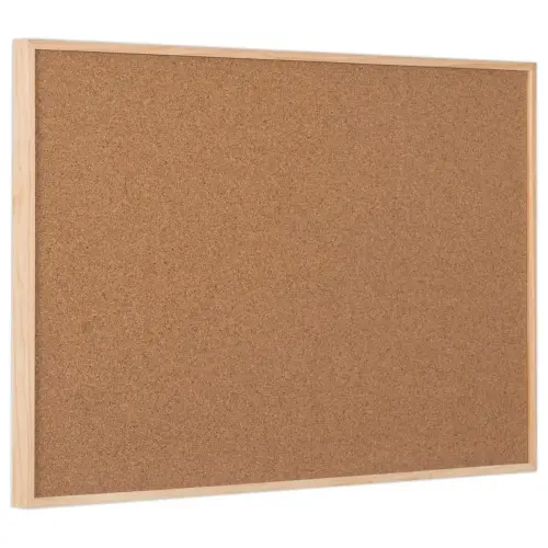 Tableau li&egrave;ge avec cadre bois &ndash; 60 x 90 cm &ndash; Bi-Office 