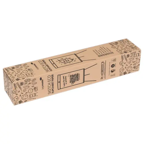 5 Blocs de papier pour chevalet - 5 x 20 feuilles quadrill&eacute;es - LEGAMASTER 
