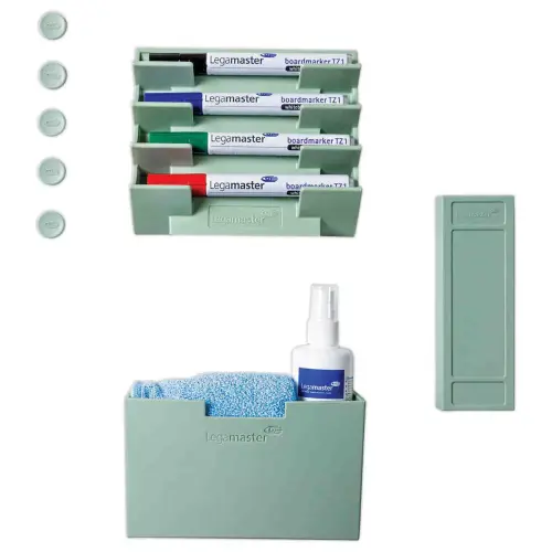 Porte-accessoires magnétique vert pour tableau blanc - LEGAMASTER