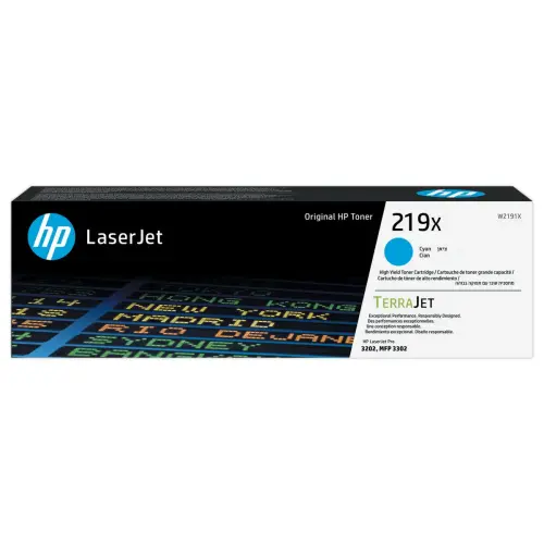 Toner laser HP 219X grande capacit&eacute; cyan 