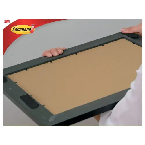 Languettes accroche-tableaux - Taille M - Noir - Command 