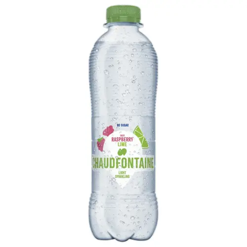 24 bouteilles eaux pétillantes chaudfontaine framboise/ citron vert
