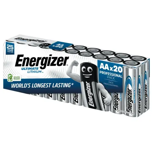 20 piles lithium ENERGIZER Ultimate L91 (AA)