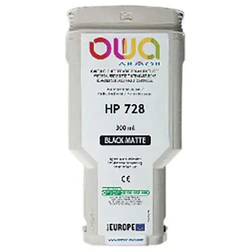 Cartouche JE compatible HP 728 noir OWA 