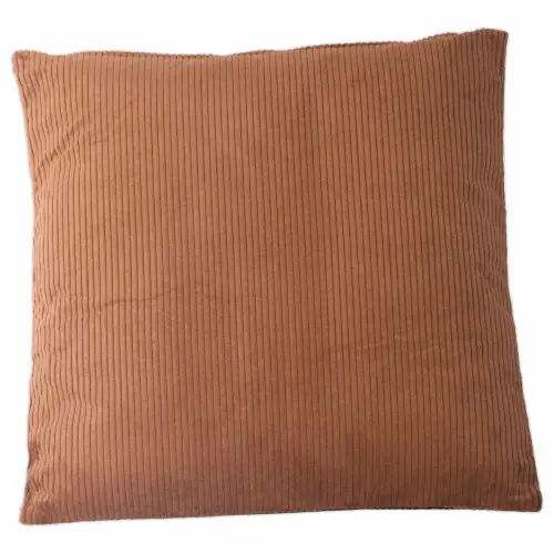 Coussin carré terracotta
