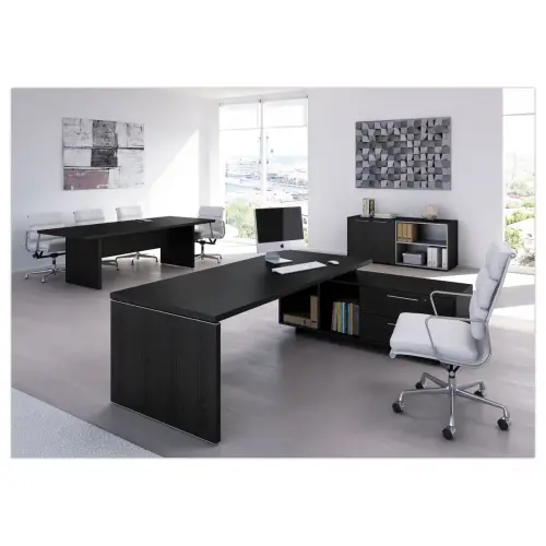 Bureau direction sur crédence - pied panneau
