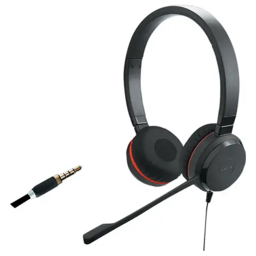 Casque téléphonique filaire JABRA Evolve 30 DUO JACK