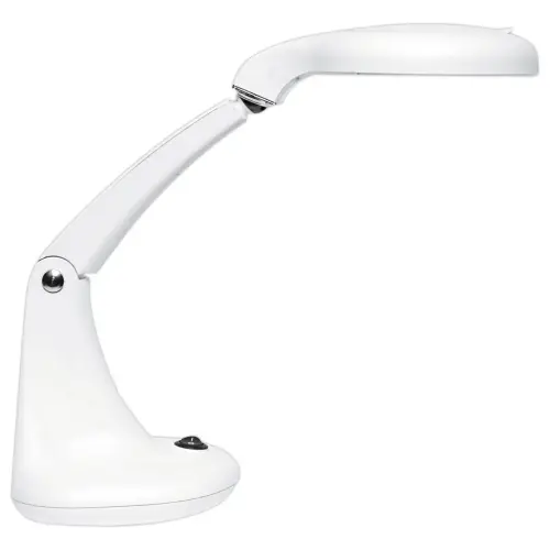 Lampe de bureau avec loupe UNILUX - Blanc 