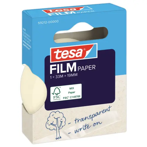 Ruban adhésif Tesafilm® Paper 33M X 19mm