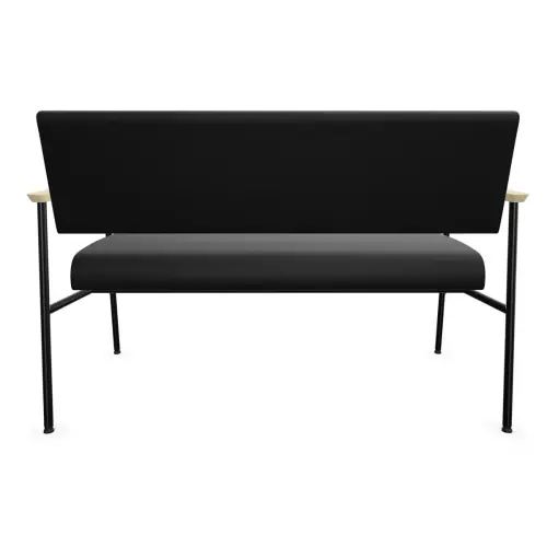 Sofa 2 places noir