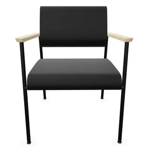 Fauteuil accueil noir