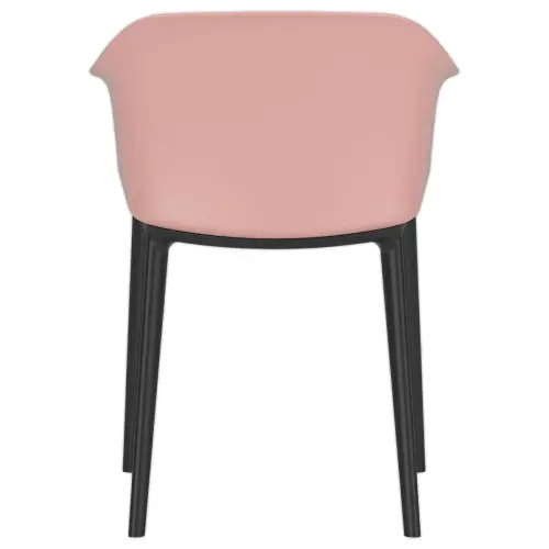 Fauteuil polypro intérieur/ extérieur rose