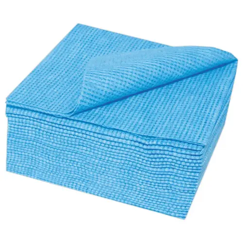 25 lavettes non tissées MULTITOWEL bleues35x50 cm