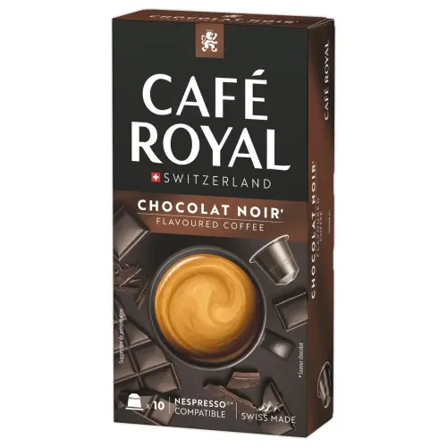 10 Capsules de café CAFE ROYAL Chocolat - Compatibles Nespresso