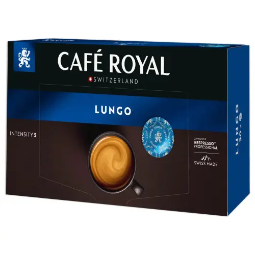 50 Capsules DISC caf&eacute; CAFE ROYAL Professionnel Lungo - Compatibles Nespresso 