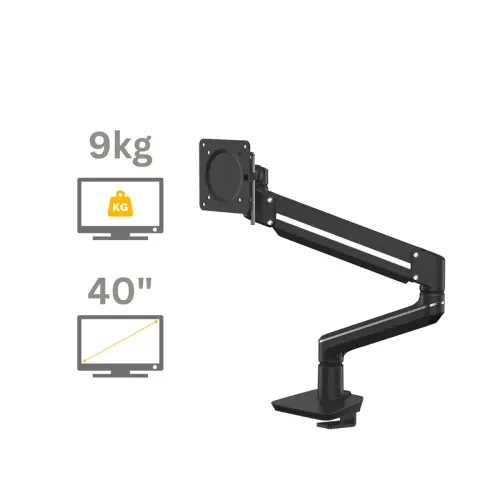 Bras porte-écran Top Mount Tallo - Simple - Noir - Fellowes