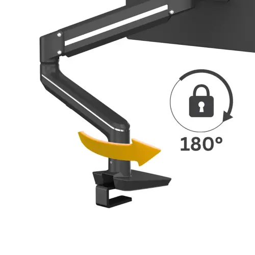 Bras porte-écran Top Mount Tallo - Simple - Noir - Fellowes