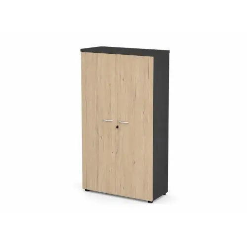 Armoire haute MILAN - 90 x 46 x 200 cm - Chêne