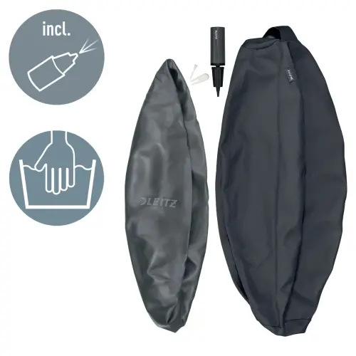 Ballon lesté assise ergonomique - Diamètre 75 cm - Gris - Leitz