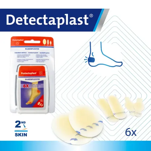 6 pansements ampoules - Detectaplast