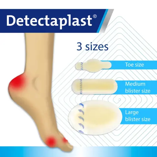 6 pansements ampoules - Detectaplast