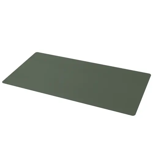 Tapis sous-main r&eacute;versible - 80 x 40 cm - Marine / vert - Fellowes 
