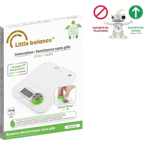 P&egrave;se-lettres Green Power Kinetic - 10 kg - Little Balance 